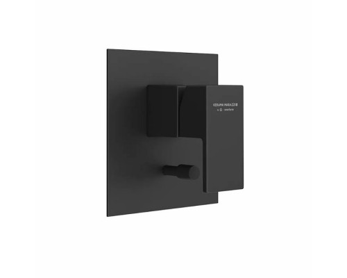 Kerama Marazzi Futura Смеситель для душа, встраиваемый, с переключателем на 2 источника, цвет: черный матовый. 66470EKM.01.093 Kerama Marazzi Futura Смеситель для душа, встраиваемый, с переключателем на 2 источника, цвет: черный матовый. 66470EKM.01.093