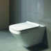 Duravit DuraStyle Унитаз подвесной 62х37см., безободковый, удлиненный, с креплением,  с покрытием WonderGliss, цвет: белый. 25420900001