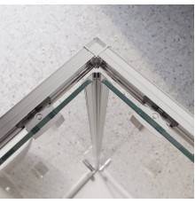 Душевой уголок BelBagno Luce A-22-90+25-C-Cr, профиль хром, стекло прозрачное