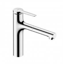 Hansgrohe Zesis M33 Смеситель для кухни, 1 отв., с вытяжным душем, sBox lite, цвет: хром. 74804000