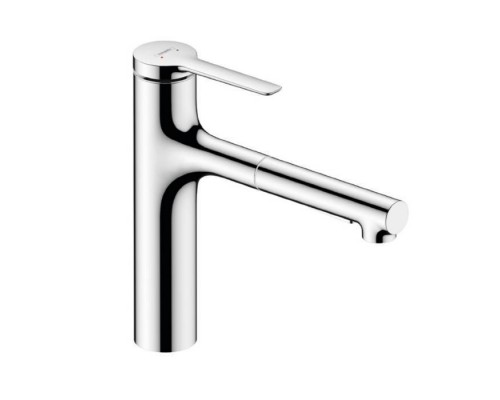 Hansgrohe Zesis M33 Смеситель для кухни, 1 отв., с вытяжным душем, sBox lite, цвет: хром. 74804000 Hansgrohe Zesis M33 Смеситель для кухни, 1 отв., с вытяжным душем, sBox lite, цвет: хром. 74804000