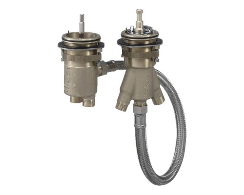 Hansgrohe Скрытая часть термостата на край ванны, на 2 отверстия. 13550180