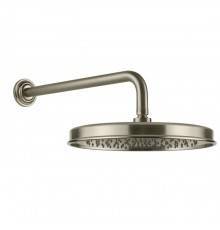Gessi Venti20 Верхний душ Oslash;32.8см., с настенным держателем 38.9см., цвет: Finox Brushed Nickel. 65149#149
