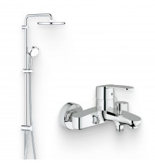 Душевой комплект Смеситель Grohe Eurostyle Cosmopolitan 33591002 + Стойка Tempesta Cosmopolitan System 250 26675000