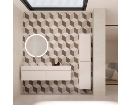 Oasis Eden Композиция №18 Комплект мебели подвесная 71х52.5см., цвет: белый матовый/хром. Oasis Eden Композиция №18 Комплект мебели подвесная 71х52.5см., цвет: белый матовый/хром.