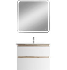 Мебель для ванной комнаты AM.PM X-Joy 80, подвесная, белый глянец, зеркало DIWO Коломна
