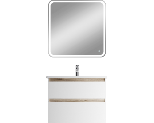 Мебель для ванной комнаты AM.PM X-Joy 80, подвесная, белый глянец, зеркало DIWO Коломна
