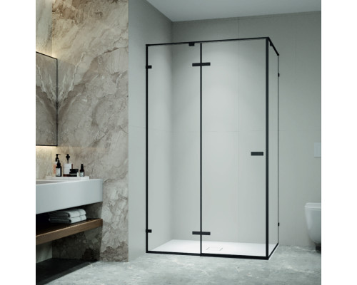 Душевой уголок с распашной дверью на петлях - RGW SV-040B 1200x800