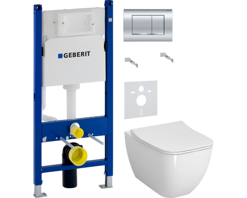 Комплект Унитаз подвесной VitrA Shift 7742B003-0075 белый глянцевый + Крышка DIWO Шифт 0405 с микролифтом + Инсталляция Geberit Duofix Delta 458.163.21.1 с кнопкой смыва, хром + Шумоизоляция 156.050.00.1 Комплект Унитаз подвесной VitrA Shift 7742B003-0075 белый глянцевый + Крышка DIWO Шифт 0405 с микролифтом + Инсталляция Geberit Duofix Delta 458.163.21.1 с кнопкой смыва, хром + Шумоизоляция 156.050.00.1
