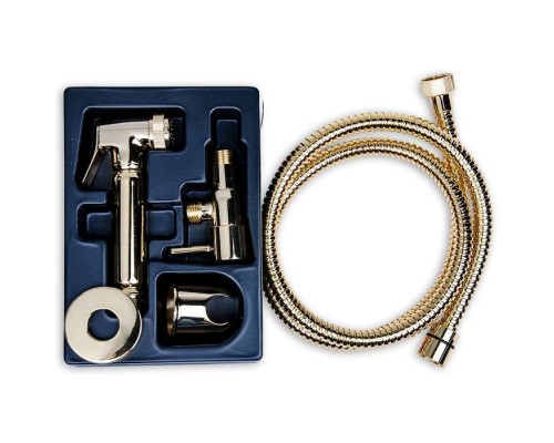 Daniel Oasis Гигиенический набор из латуни, цилиндрической формы, цвет: золото  (БЕЗ СМЕСИТЕЛЯ). 1000 oro