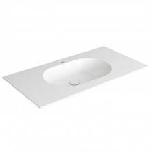 SIMAS WAVE Раковина на столешницу 100x50xh14.5 см, с 1 отв., цвет: белый. WA100 bi*1