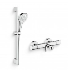 Душевой комплект Термостат Hansgrohe Ecostat Comfort 13114000 для ванны с душем, хром + Гарнитур Croma Select E Vario 26582400
