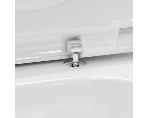Hansgrohe EluPura Original Q Сиденье для унитаза, с микролифтом, с верхним креплением, цвет: белый. 60150450 Hansgrohe EluPura Original Q Сиденье для унитаза, с микролифтом, с верхним креплением, цвет: белый. 60150450