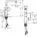 Hansgrohe Metris Смеситель для раковины, 1 отв., цвет: хром. 31087000