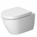 Duravit Darling New Унитаз подвесной компакт с вертикальным смывом, вкл. крепление Durafix, 36x48.5см, Цвет: Белый. 2549090000