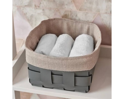ADJ Мешок для корзины Mini Bottega 1019, 19x19xH13 см., цвет: Grigio. 1019C.00 ADJ Мешок для корзины Mini Bottega 1019, 19x19xH13 см., цвет: Grigio. 1019C.00