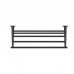 Duravit Starck T Полочка для полотенец 61см, подвесная, цвет: черный матовый. 0099444600