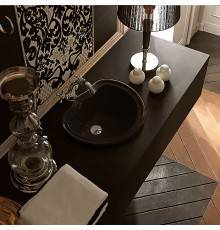 Kerasan Retro Раковина 50х41 см, без отв., цвет: черный. 103104 Nero lucido *0
