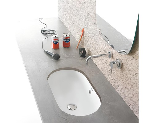 Globo Forty3 Раковина 60х37х20 см, без отв., цвет: белый матовый. SC043.BO