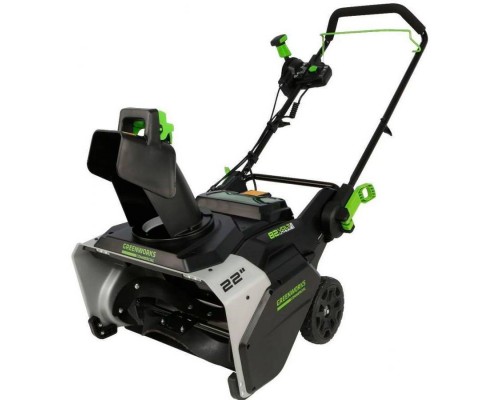 Снегоуборщик аккумуляторный Greenworks GD82STk5, 82v, 56 см, б/щ (АКБ 2,5 А/ч и ЗУ)