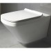 Duravit DuraStyle Унитаз подвесной 62х37см., безободковый, удлиненный, с креплением,  с покрытием WonderGliss, цвет: белый. 25420900001