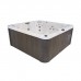 Jacuzzi SPA J235 Минибассейн 213х213х91см, фильтрация CLEARRAY Active Oxygen, панель Silver Wood, цвет акрила: Platinum. ZI12ZG0E80