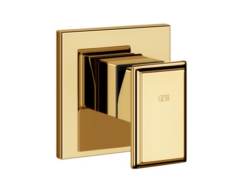 Gessi Eleganza Смеситель для ванны/душа, встраиваемый, цвет: золото. 46106#080
