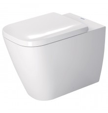 Duravit Happy D.2 Унитаз напольный пристенный вариант, для независимого подключения воды, с вертикальным смывом, цвет: белый. 2159090000