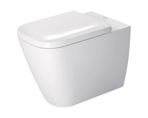 Duravit Happy D.2 Унитаз напольный пристенный вариант, для независимого подключения воды, с вертикальным смывом, цвет: белый. 2159090000