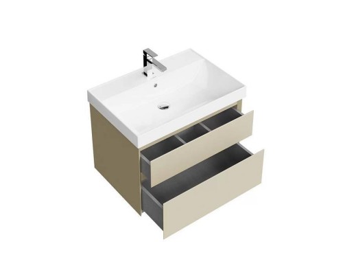 Kerama Marazzi Cubo Тумба подвесная 70см, с ящиками, с ящиками, цвет: лимо матовая. CUB.70.2\LIM