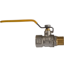 Шаровой кран TeRma GAS 30567 3/4", вн-нар, газ, ручка рычаг