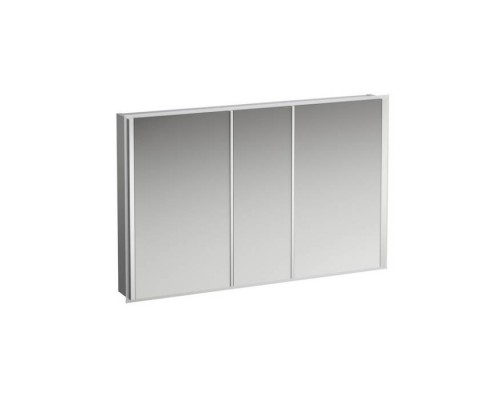 Laufen Frame Зеркальный шкаф 120x75см., LED-подсветка, алюминий, 3 двери, 2 розетки. 4.0880.4.900.144.1 Laufen Frame Зеркальный шкаф 120x75см., LED-подсветка, алюминий, 3 двери, 2 розетки. 4.0880.4.900.144.1