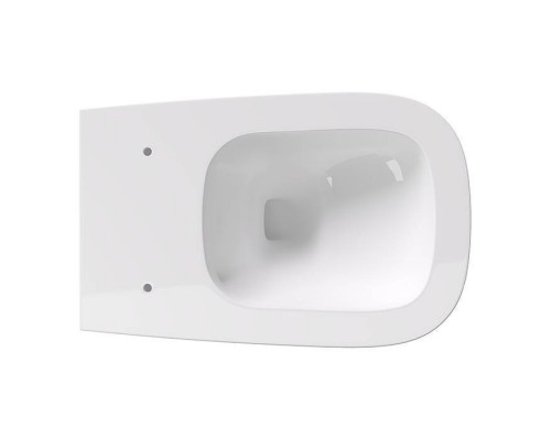 Alice Wunder Унитаз 53х31см., подвесной, безободковый, смыв aliflush+, с сиденьем и крышкой с микролифтом, с креплением Fischer WB-KliX, цвет: белый глянцевый. 45000101SET