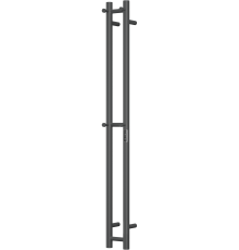 Полотенцесушитель электрический Bauedge Stella R 8х120, черный матовый