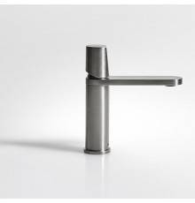 Antonio Lupi Indigo Смеситель для раковины, на 1 отв., излив: 165мм, цвет: Satin Stainless Steel Finish. ND301SA