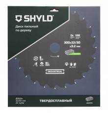 Диск пильный по дереву SHYLD твердосплавный 300х32/30 мм, 24 зуба(20290)