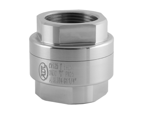 Клапан обратный ADL Гранлок CVS25.04.010.40 нерж. сталь304 ВР/ВР 3/8  РN40, Tmax=250°С. DF03A412723