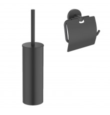 Набор Держатель Timo Saona 13042/03 черный + Ершик 13161/03 черный