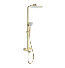 Душевая стойка Wonzon   Woghand WW-B3026-T1-BG, брашированное золото