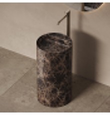 Dea Design Marble Firenze Раковина 45х45х85см., напольная, без отв., мрамор, цвет: Dark Emperador. DD1548 450 ED