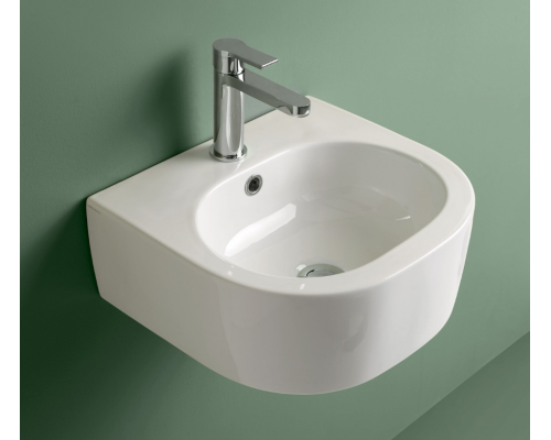 Kerasan Flo Раковина 40х37 см, 1 отв., цвет: белый. 314901*1