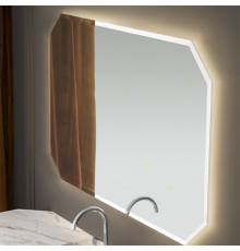 VITAGE milldue edition Зеркало CRYSTAL 108х88см, со светодиодной подсветкой. 7798.LED