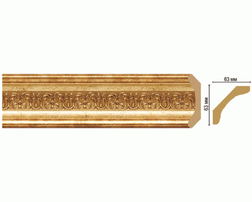 Плинтус потолочный DECOMASTER 168-126 (62*62*2400мм) Плинтус потолочный DECOMASTER 168-126 (62*62*2400мм)