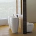 Laufen Alessi One Раковина 53х53х90см, 1 отв., свободностоящие, покрытие LLC, цвет: белый. 8.1197.2.400.104.1