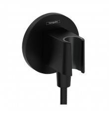 Hansgrohe Fixfit S Шланговое подсоединение, 1/2, цвет: чёрный матовый. 26888670