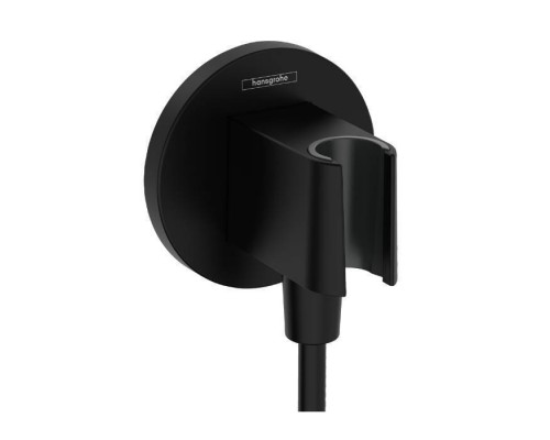 Hansgrohe Fixfit S Шланговое подсоединение, 1/2, цвет: чёрный матовый. 26888670