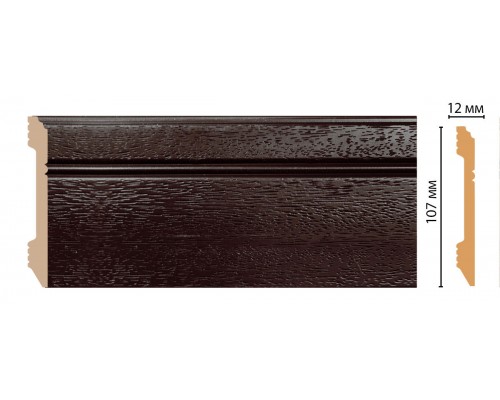 Плинтус напольный DECOMASTER D105-433ДМ (107*12*2400мм) Плинтус напольный DECOMASTER D105-433ДМ (107*12*2400мм)