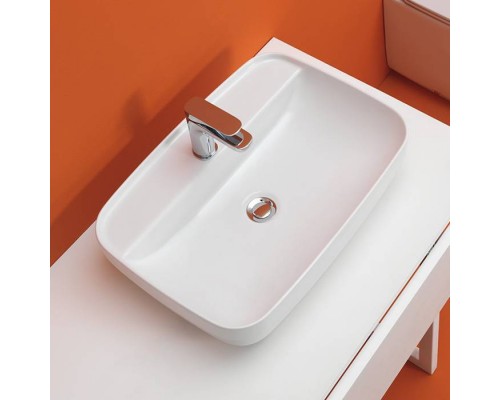 Kerasan Tribeca Раковина 60х43 см, 1 отв., цвет: белый. 514001*1 Kerasan Tribeca Раковина 60х43 см, 1 отв., цвет: белый. 514001*1