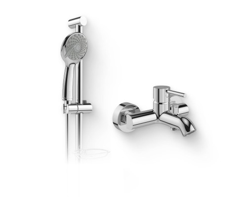 Душевой комплект Смеситель VitrA Minimax S A41994EXP + Гарнитур Samba 3F A45680WSA Душевой комплект Смеситель VitrA Minimax S A41994EXP + Гарнитур Samba 3F A45680WSA