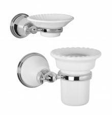 Набор Стакан Tiffany World Harmony TWHA109bi/cr + Мыльница TWHA106cr